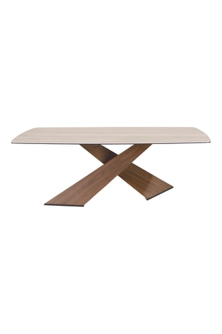 Table à manger en marbre - 220 x 100 x 75 cm