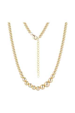 Collar - Plata chapada en oro amarillo