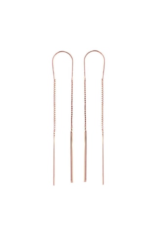 Pendientes - Plata chapada en oro rosa