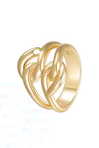 Anillo - Plata chapada en oro amarillo