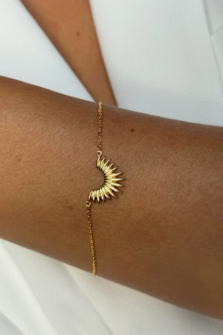 Pulsera - Plata chapada en oro amarillo