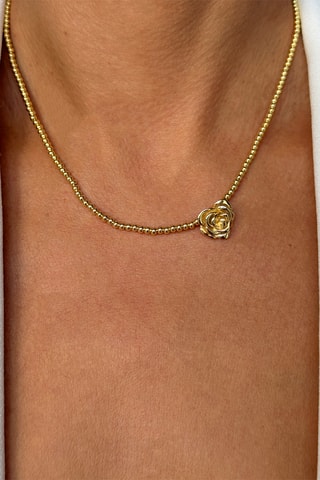 Collar - Plata chapada en oro amarillo