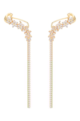 Pendientes - Plata chapada en oro amarillo