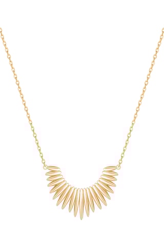 Collar - Plata chapada en oro amarillo