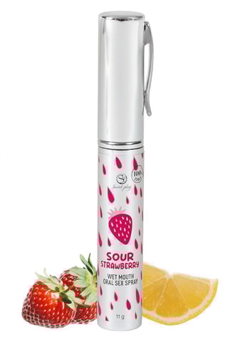 Orale Seksspray Aardbei - 11 g