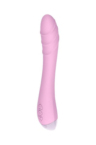 Vibrator   Paars en Wit - 20 cm