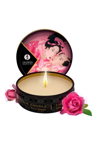 Massagegeurkaars - Gloed en Streling Roze - 30 ml