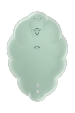 Stimolatore clitorideo waterproof USB in silicone Cloud Dancer - Turchese