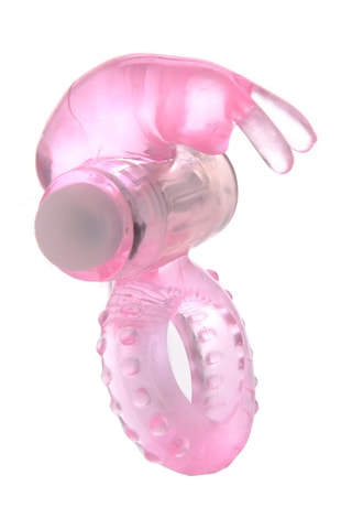 Vibrerende Cockring Rabbit Roze - 6 - 9 cm