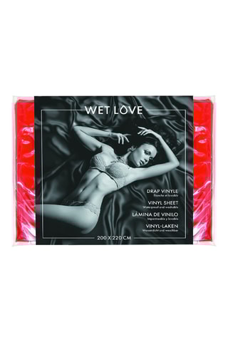 Vinyl Laken - Rood - 200 x 220 cm