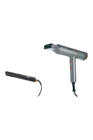 Estuche secador y plancha de pelo -