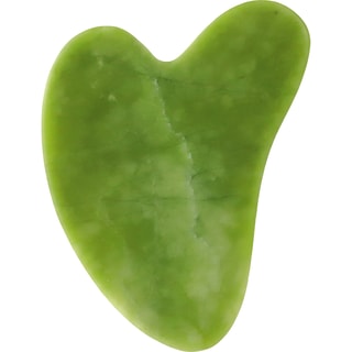 Gua Sha de piedra de jade - Verde