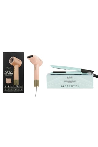 Secador Aria BLDC Power y plancha de pelo Fashion Fun Mint Trend - 1600 W - 210 °C