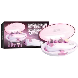 Estuche profesional de manicura y pedicura - 5 cabezales