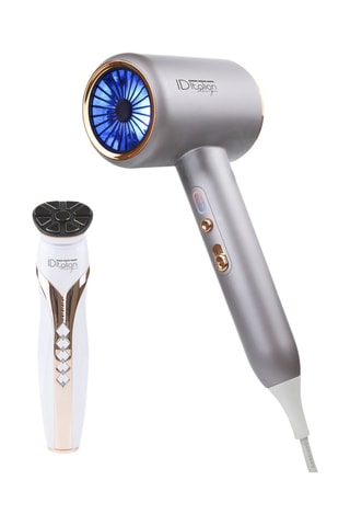 Secador Cyclone Blue Ionic Power y limpiador Skin Renew Hightech - 2200 y 8,5 W