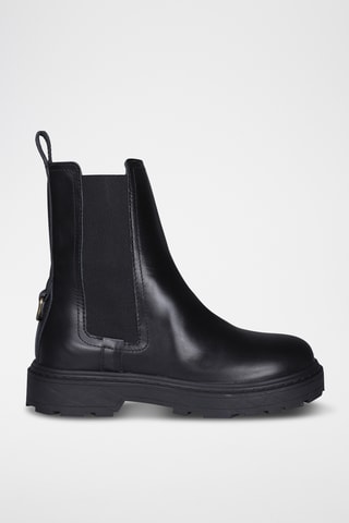 Bottines Chelsea en cuir - Noir