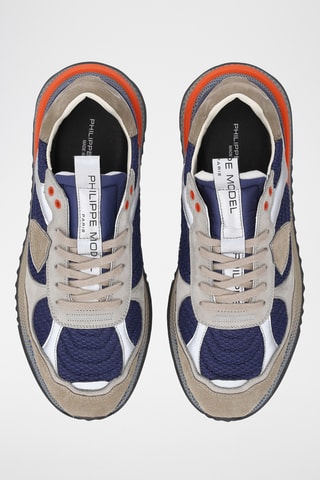 Baskets en cuir - Bleu