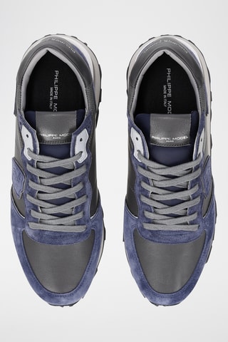 Leren Sneakers - Grijs