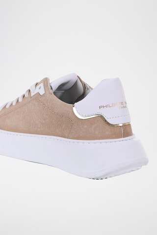Leren Sneakers - Beige