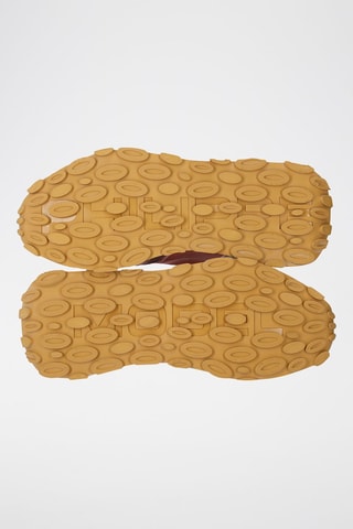 Sapatilhas em couro de cabra Tour - Cinzento e rosa