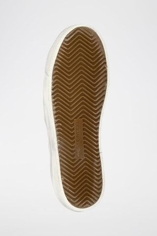 Baskets en cuir Paris Haute Low - Beige