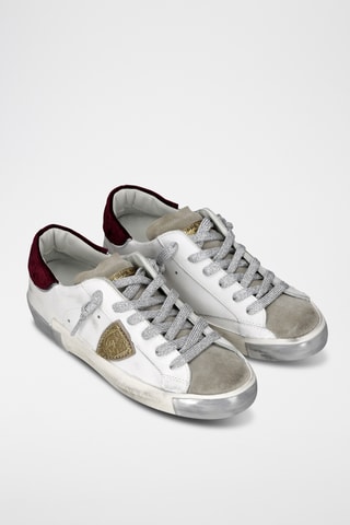 Baskets en cuir - Blanc