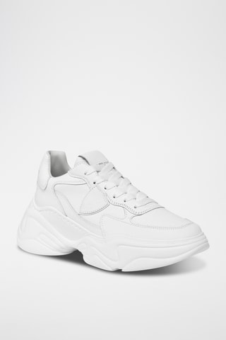 Baskets en cuir - Blanc