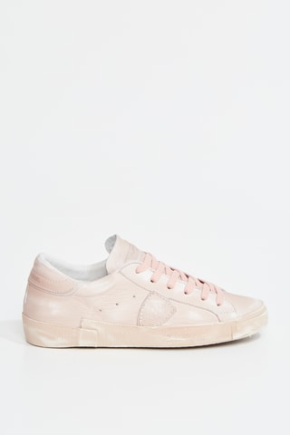 Baskets tie and dye en cuir Immerge' - Rose