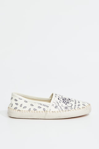 Espadrilles en cuir Paisley - Ecru