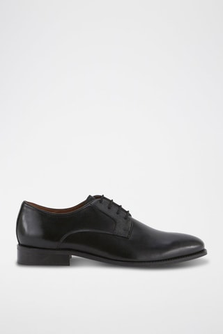 Derbies de piel - Negro