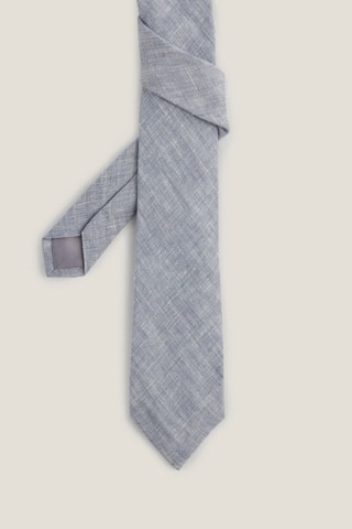 Corbata de lino - Celeste