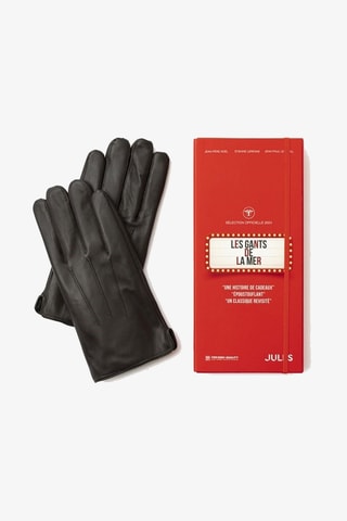 Guantes de piel - Marrón