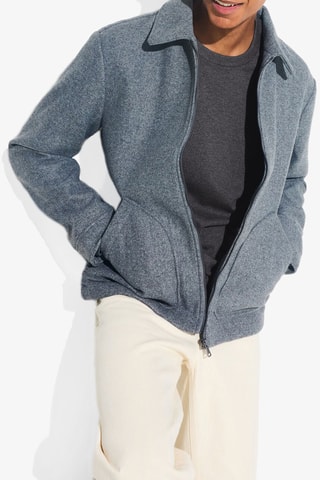 Jersey de algodón orgánico - Gris oscuro