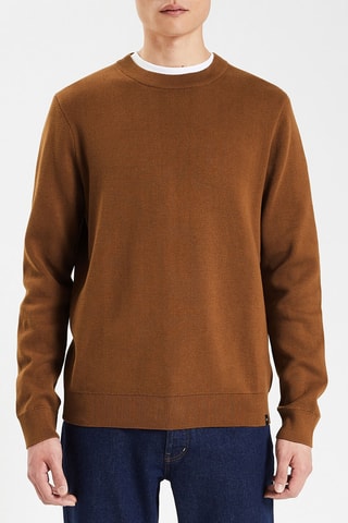 Jersey de algodón orgánico - Camel