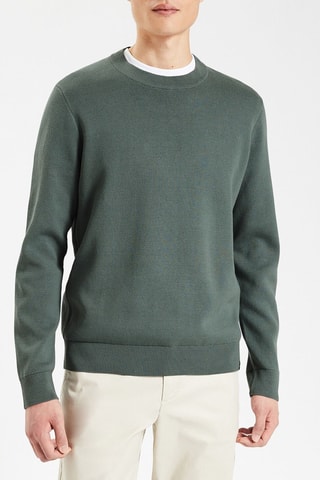 Camisola em algodão biológico - Verde-claro