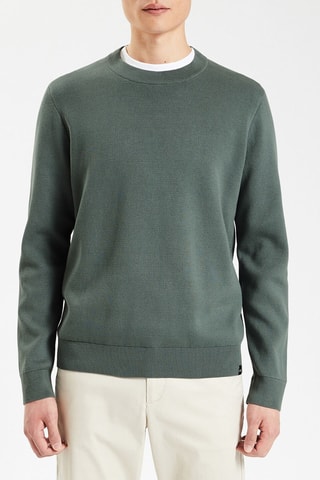 Camisola em algodão biológico - Verde-claro