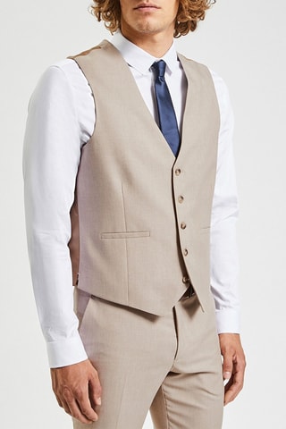 Chaleco de traje - Beige