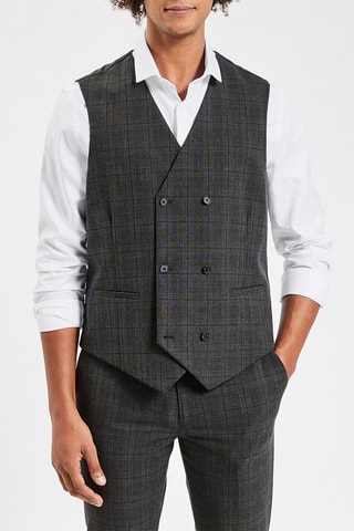 Chaleco de traje - Gris oscuro