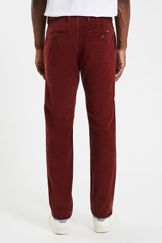 Pantalón chino slim fit - Burdeos