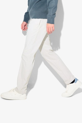 Pantalón regular fit - Beige claro