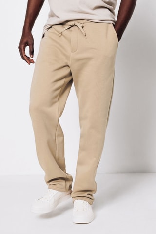 Pantalón ancho - Beige