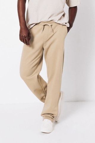 Pantalón ancho - Beige