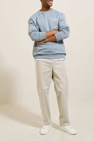 Pantalón recto - Beige