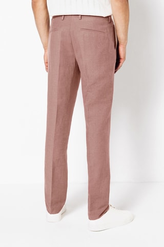 Pantalón de lino - Rosa empolvado