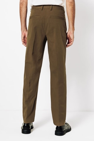 Pantalón ancho - Beige