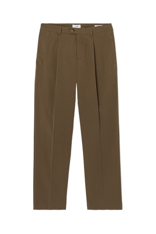 Pantalón ancho - Beige