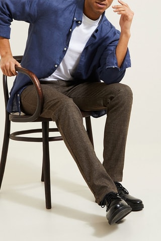 Pantalón chino slim fit - Marrón