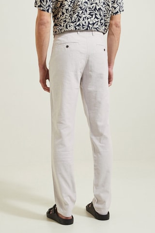 Pantalón slim - Beige
