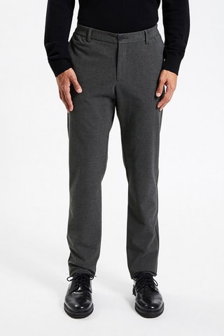 Pantalón slim fit - Antracita