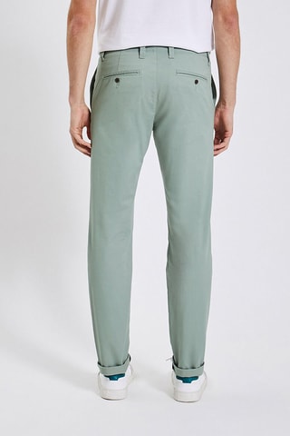 Pantalón chino slim fit - Verde agua 